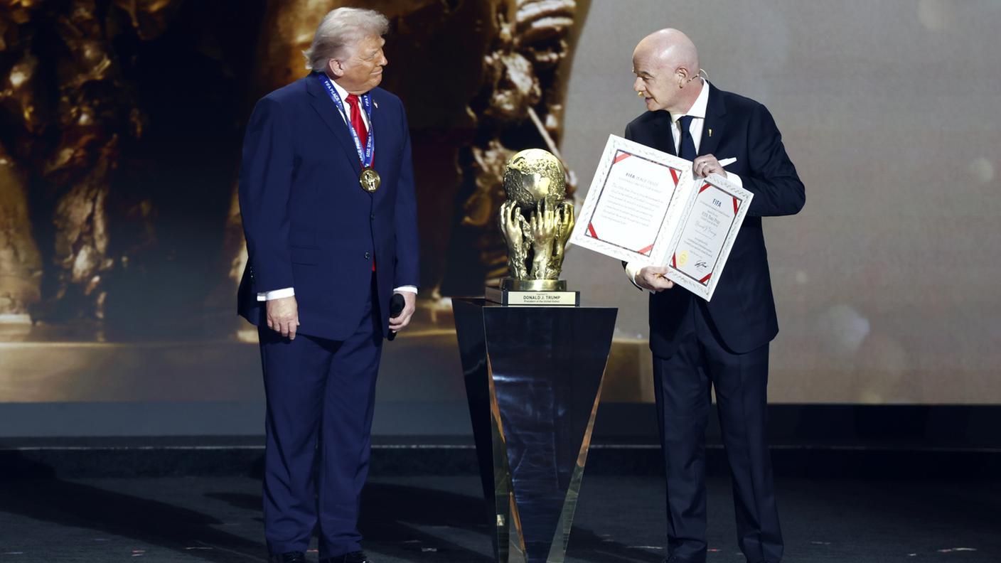 Il Presidente americano Donald Trump insignito del “Premio FIFA per la Pace”, 5 dicembre 2025