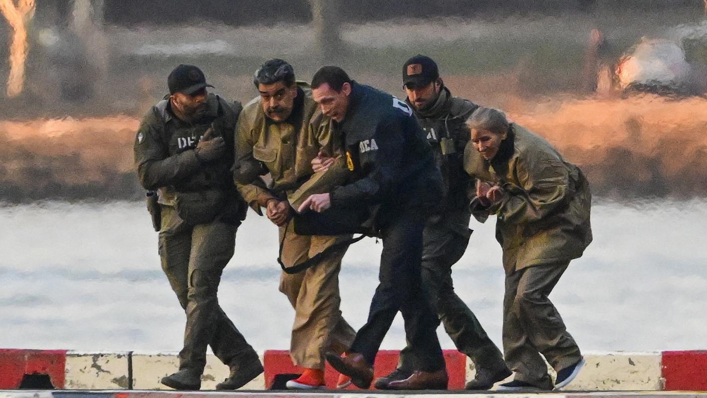 Maduro insieme alla moglie arrivati a New York