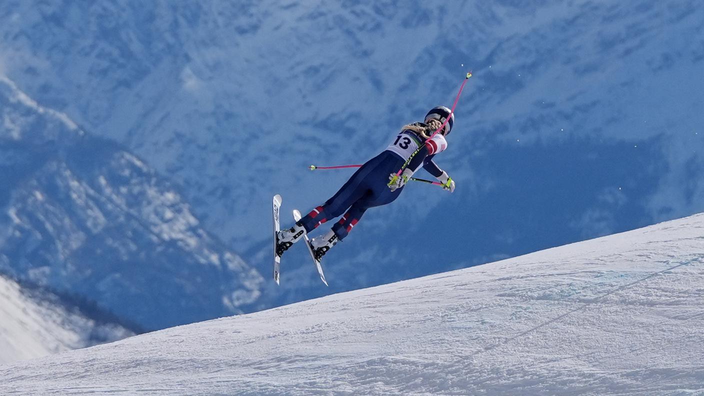 Il momento del volo di Lindsey Vonn