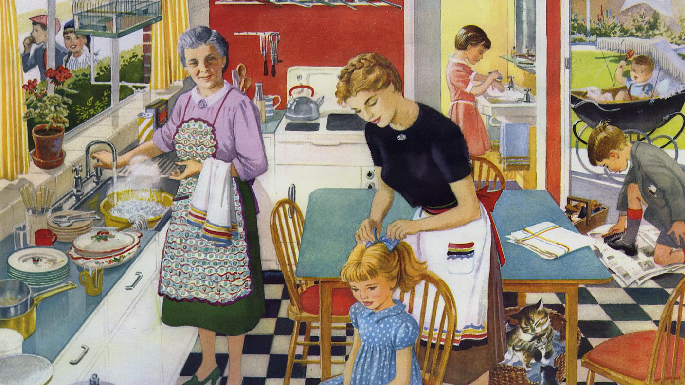 Famiglia patriarcale degli anni '60