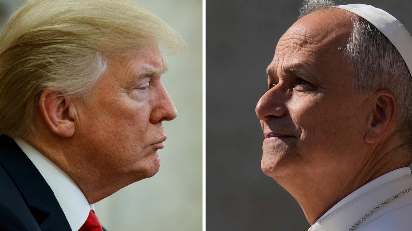 Donald Trump e Papa Leo XIV
