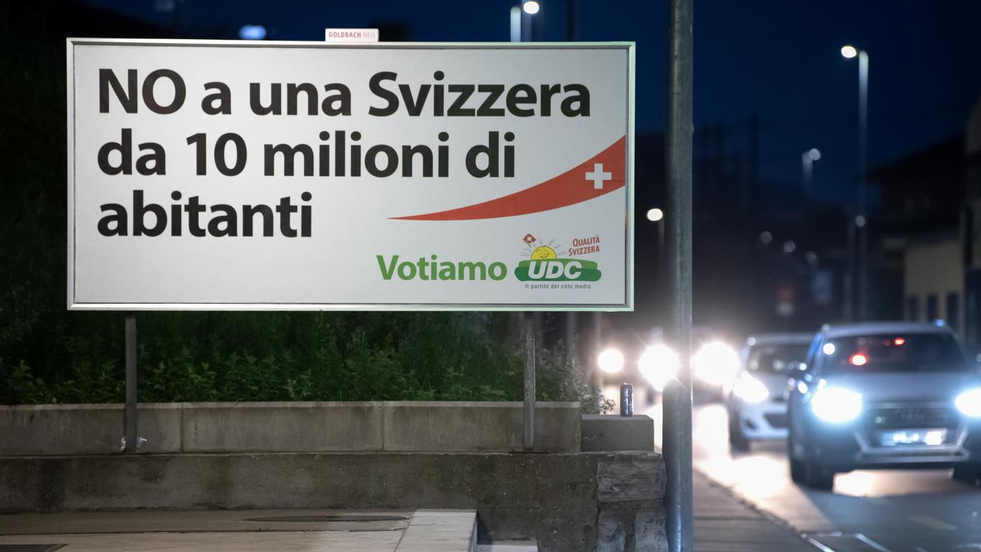 Cartellone dell'"Iniziativa per la sostenibilità"