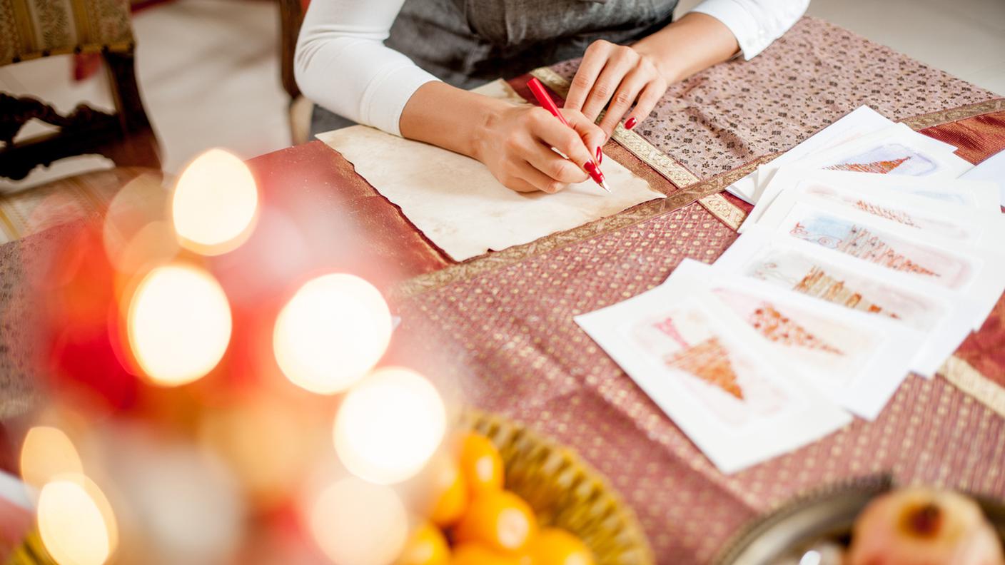 Cartolina di buone feste, natale, auguri
