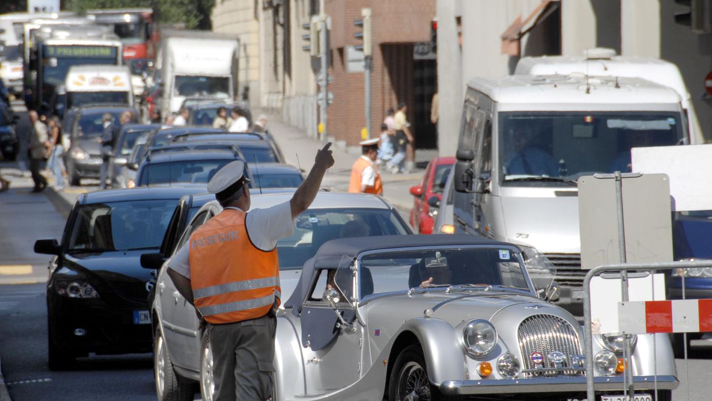 Lugano, disagi al traffico