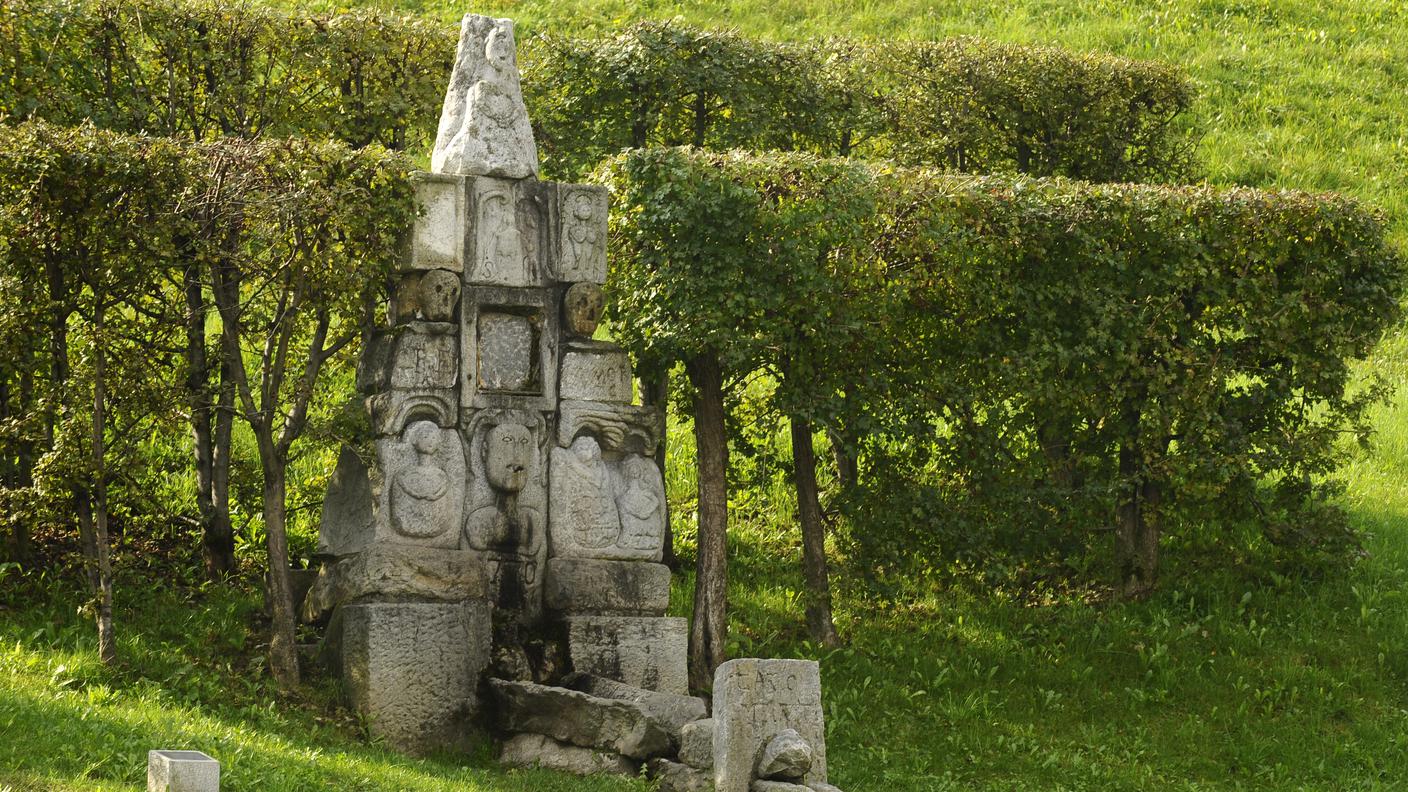 La fontana Moncrini di Sala Capriasca