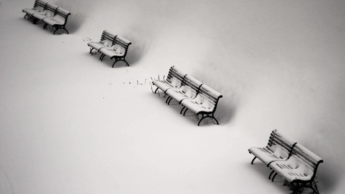 panchine innevate