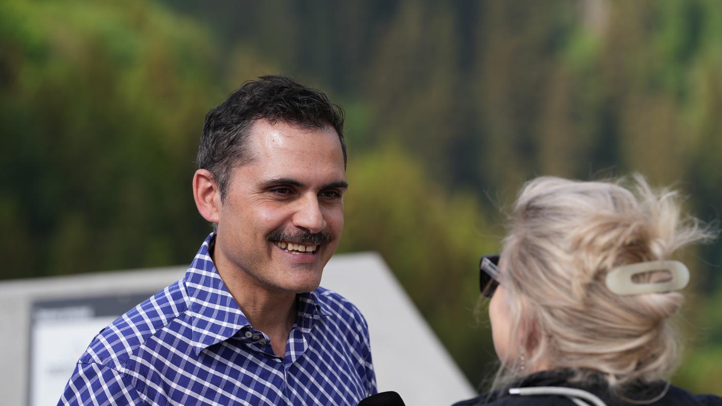 Davide Gagliardi con Romana Costa (Capoprogetto Le Tour de Suisse - RTR) 