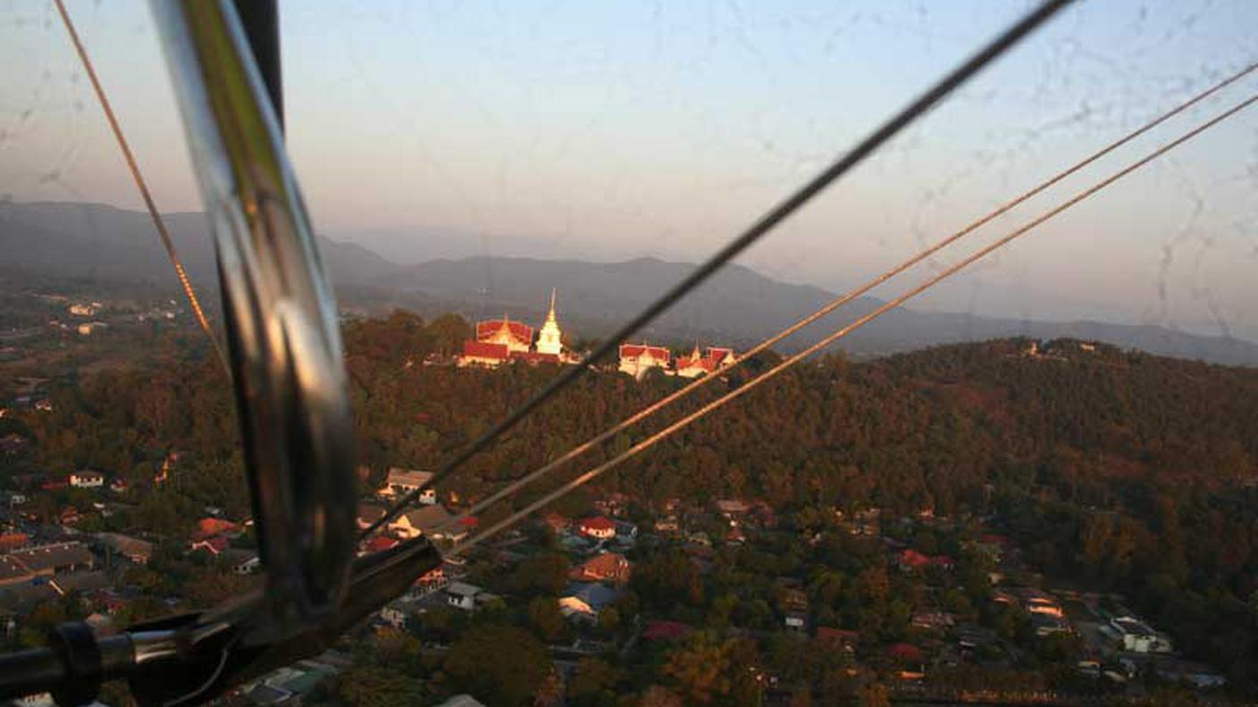 Vista dall'alto di Doi Saket dall'alto