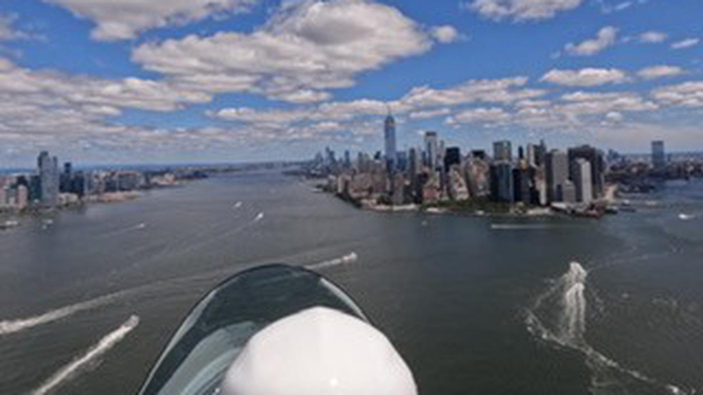 Immagine di Manhattan fatte in volo sul giroplano