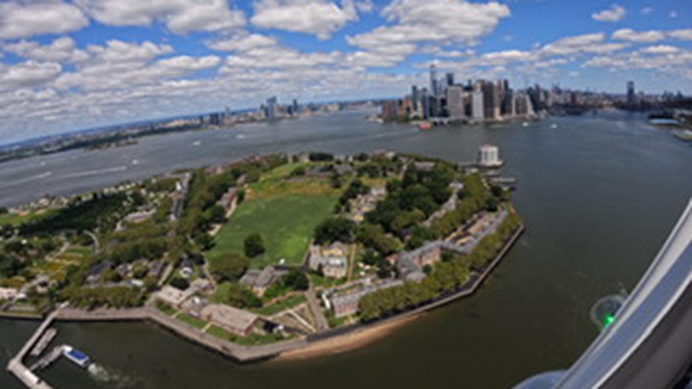 Immagine di Manhattan fatte in volo sul giroplano