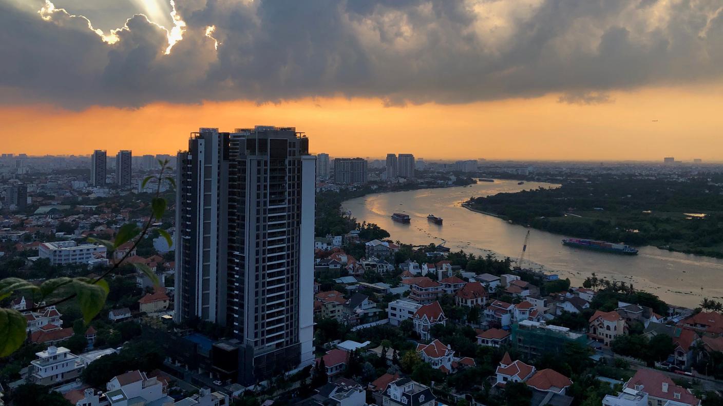 Panorama di Ho Chi Minh City, Vietnam