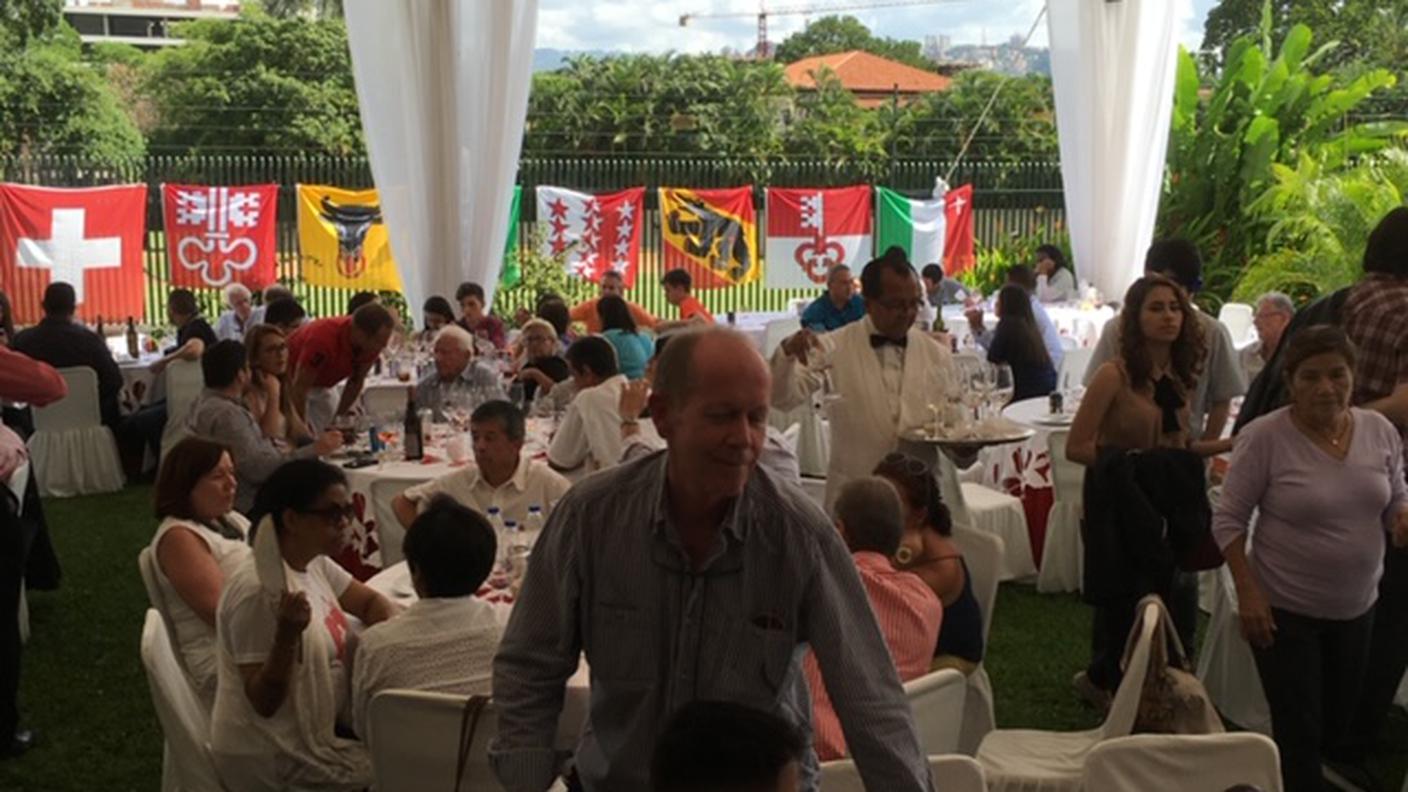 Festa del primo d'agosto 2019 a Caracas con gli espatriati svizzeri in Venezuela