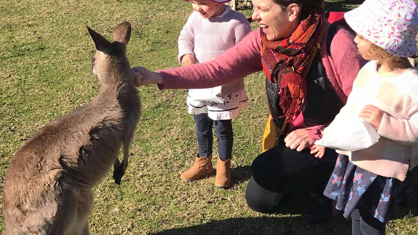Al parco coi canguri