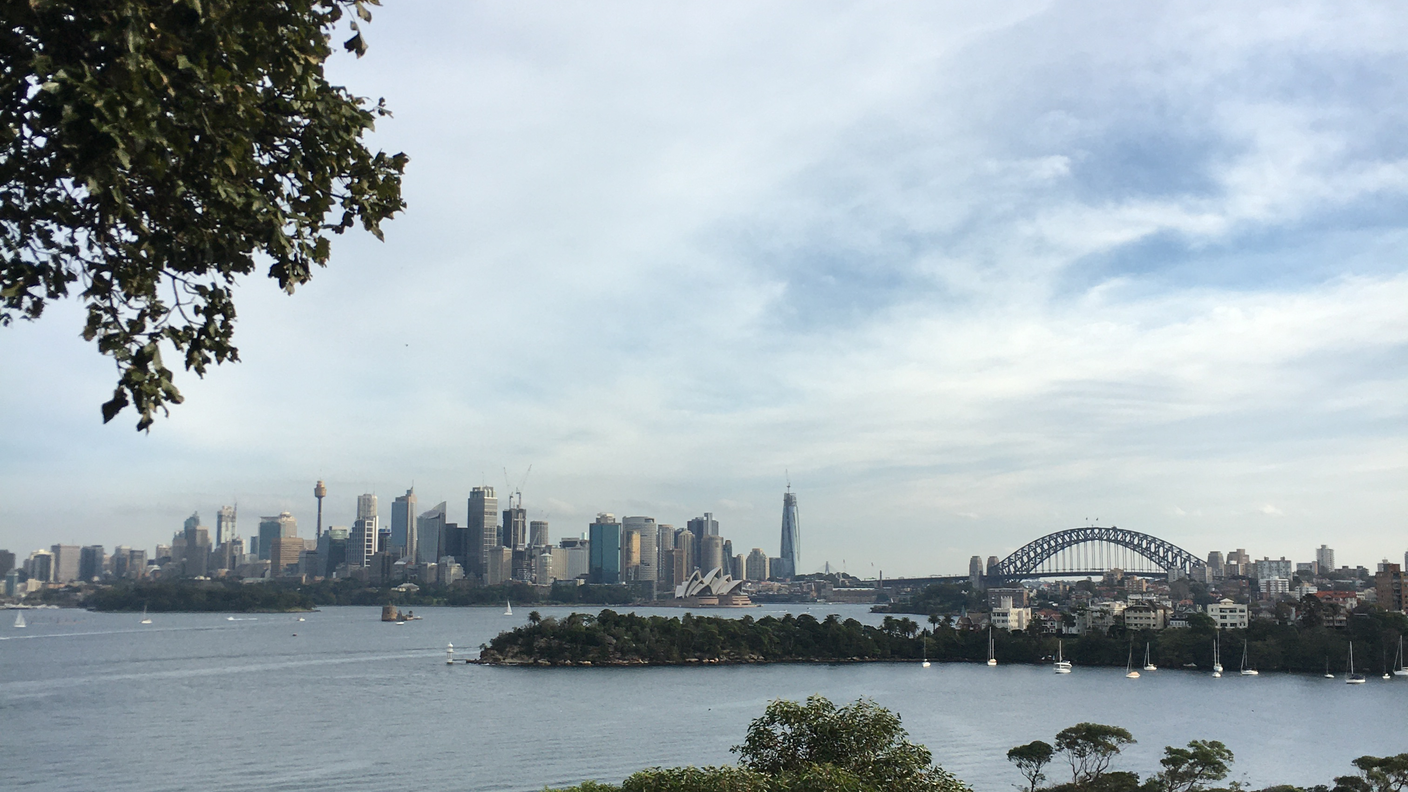 Vista di Sydney dallo zoo