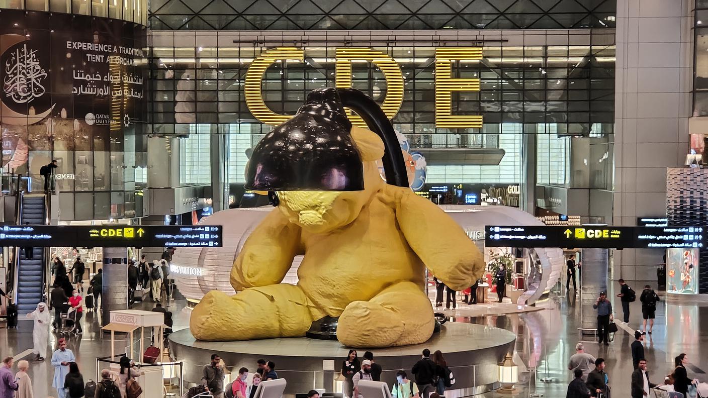 Simbolo del Hamad International Airport di Doha