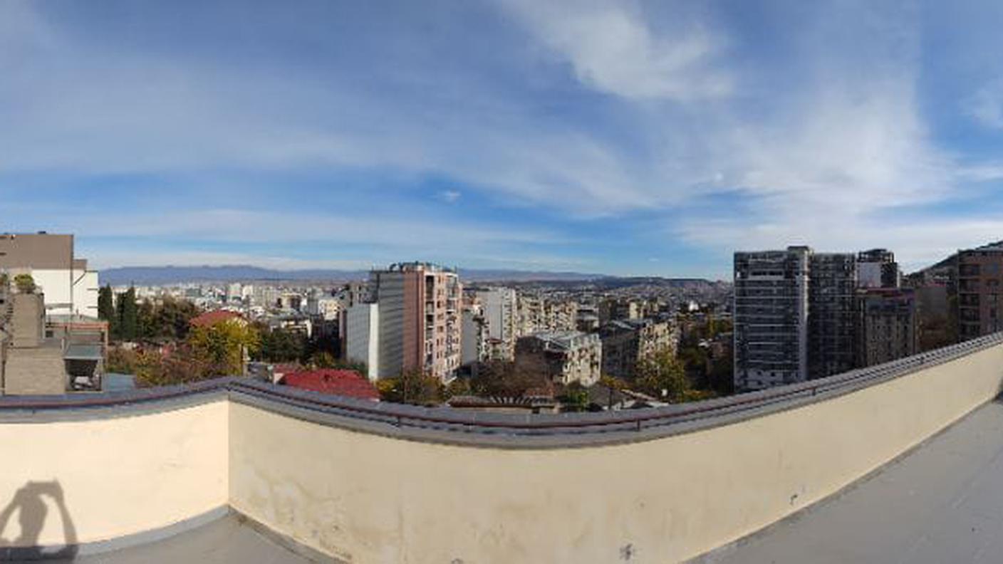 Il panorama dalla casa di Fabio