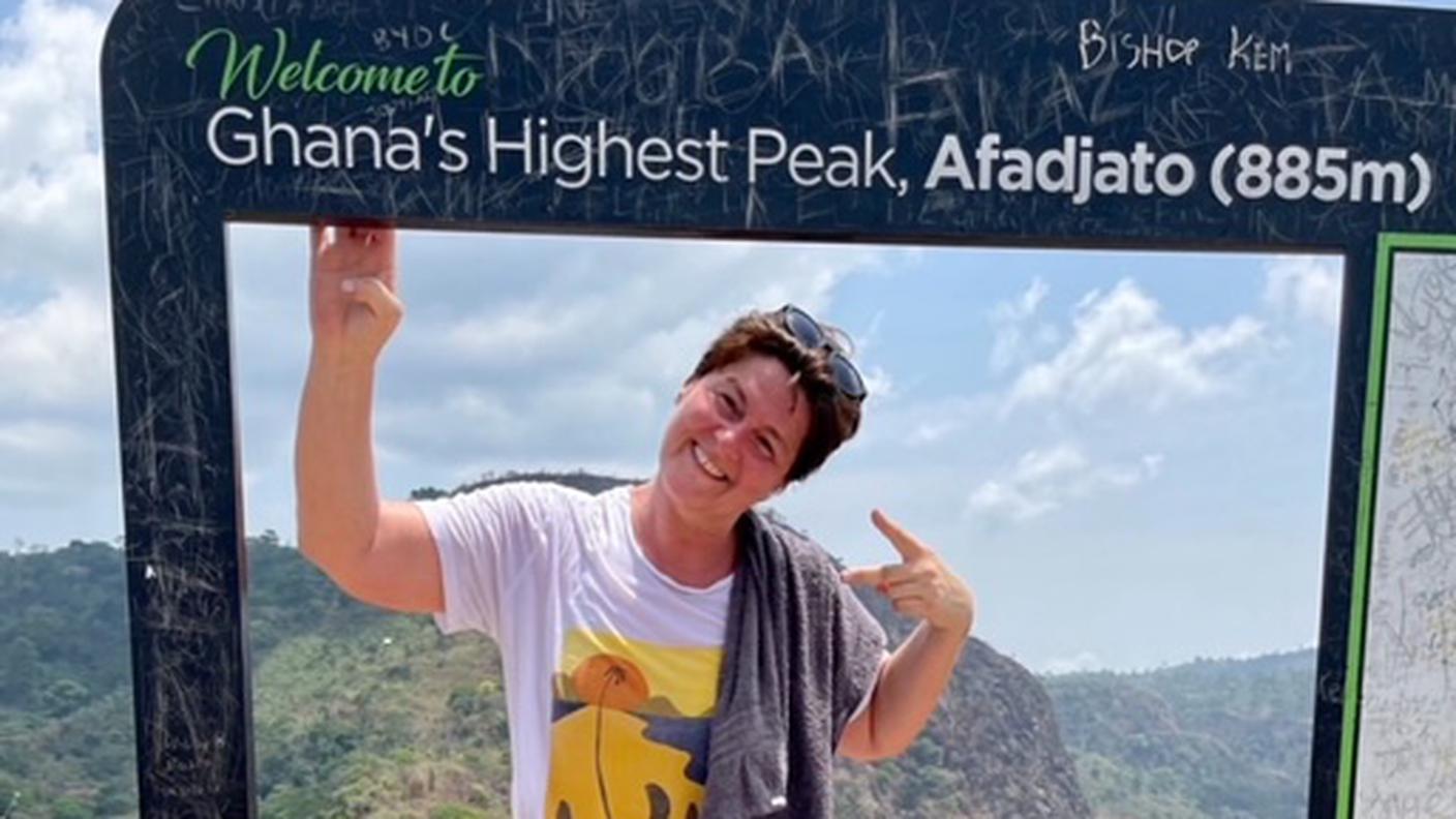 Gloria Giugno in Ghana