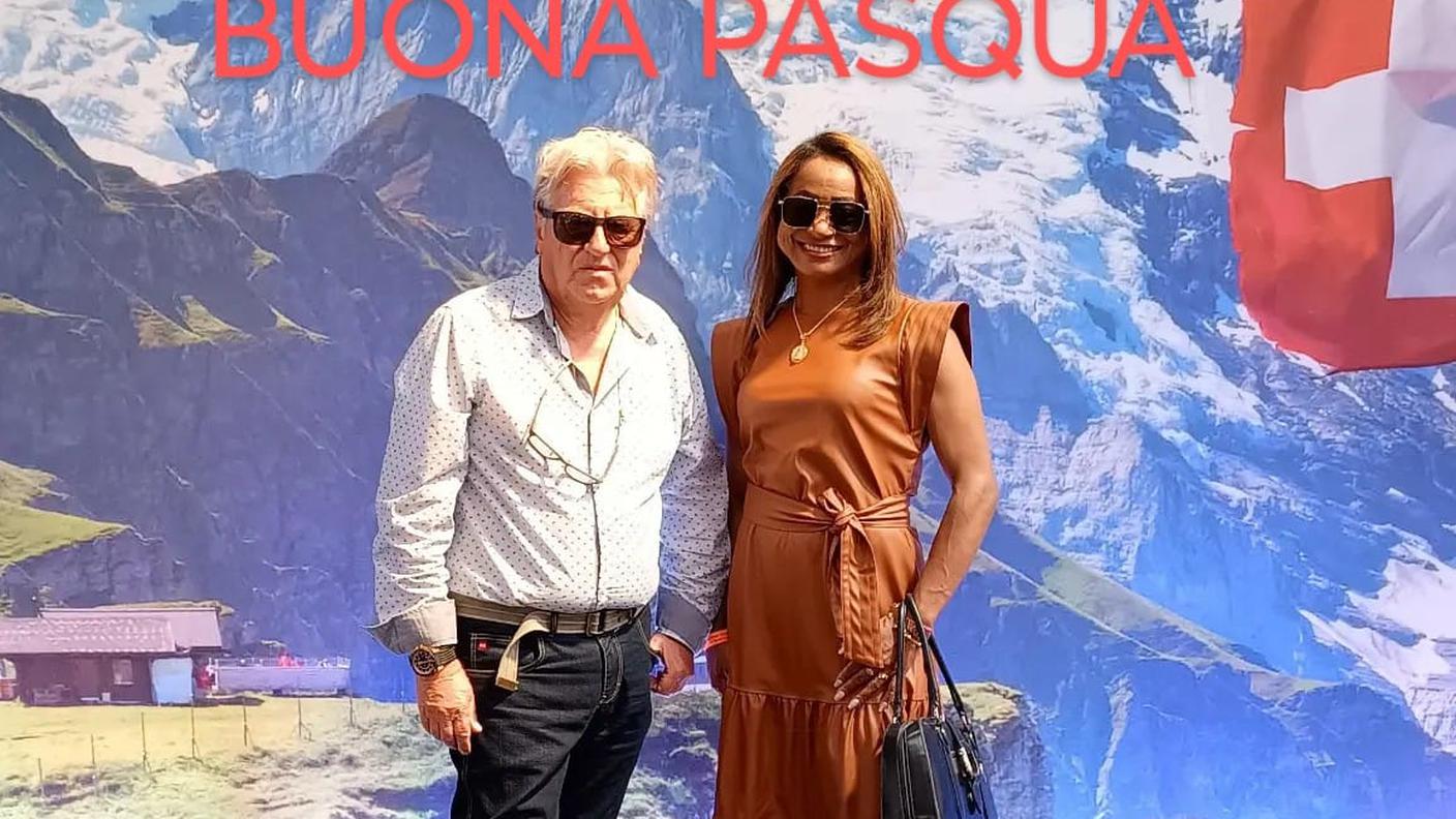Francesco Grazi con Elisete, sua moglie