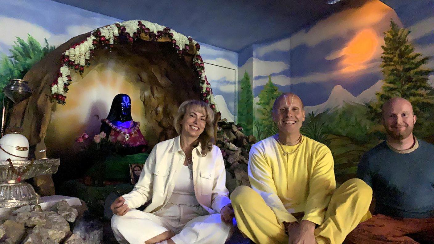 Gabriele Mazzi durante un corso di Atma Kriya Yoga