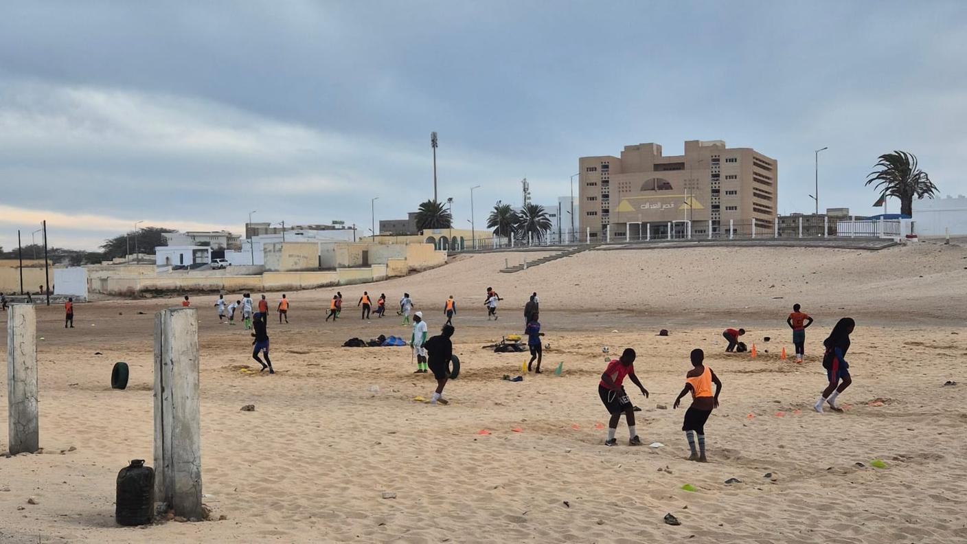 Giorno 95, Allenamenti a Noudhibou, Mauritania