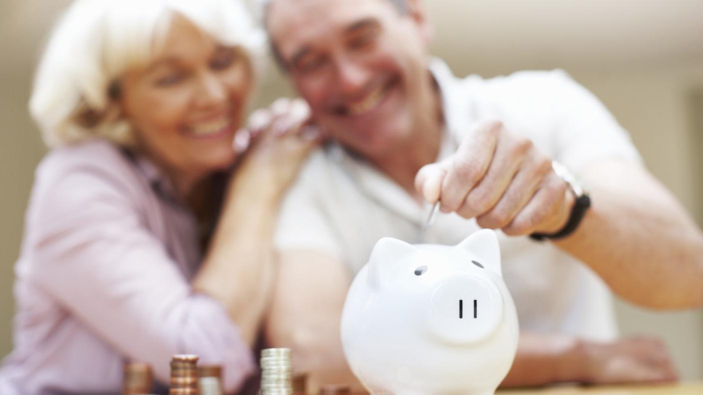 Risparmi, secondo pilastro, Pensionamento, Salvadanaio a porcellino, Terza età, Persone