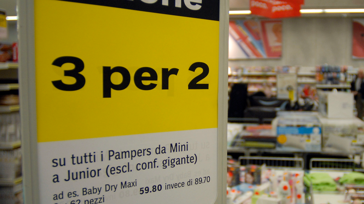 Azioni articoli alimentari