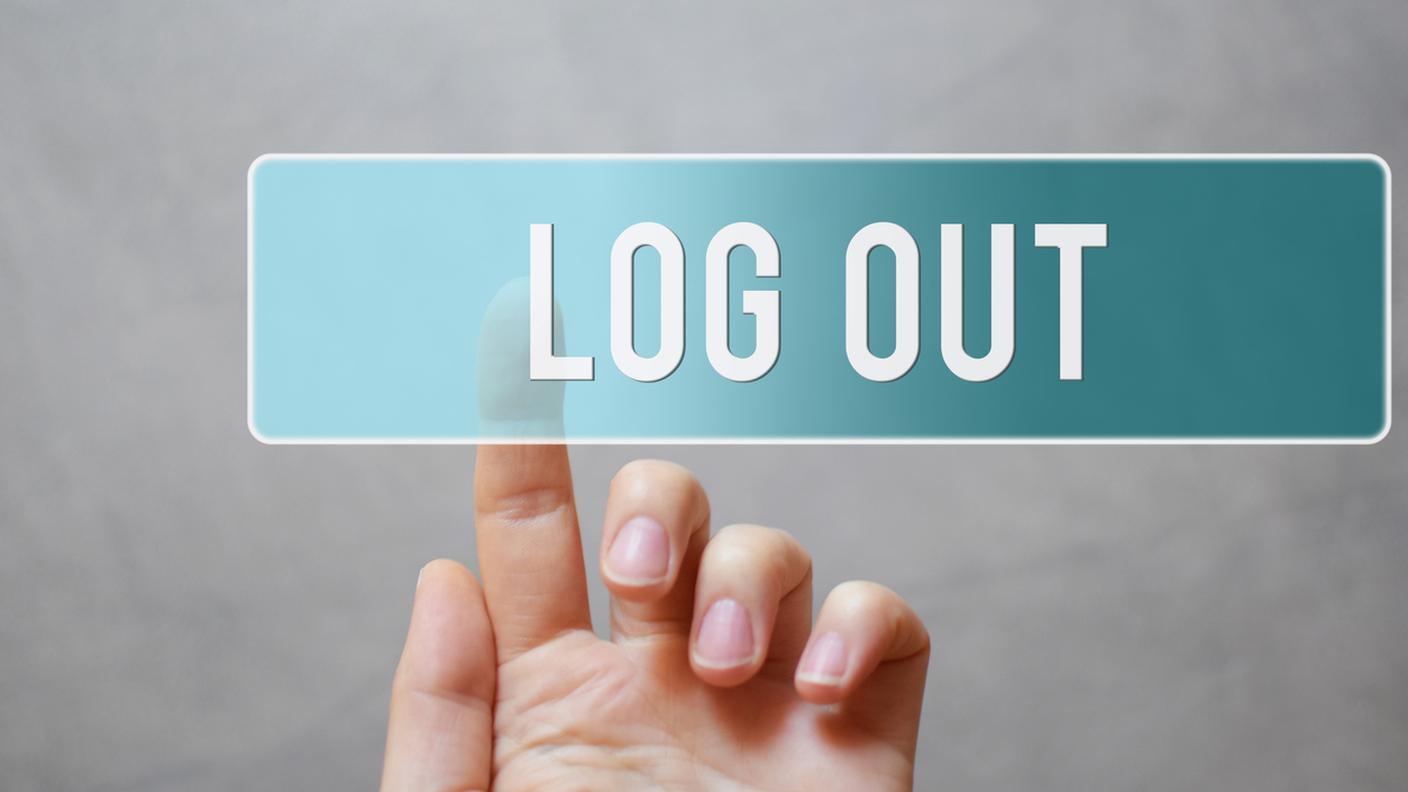 Pulsante log out
