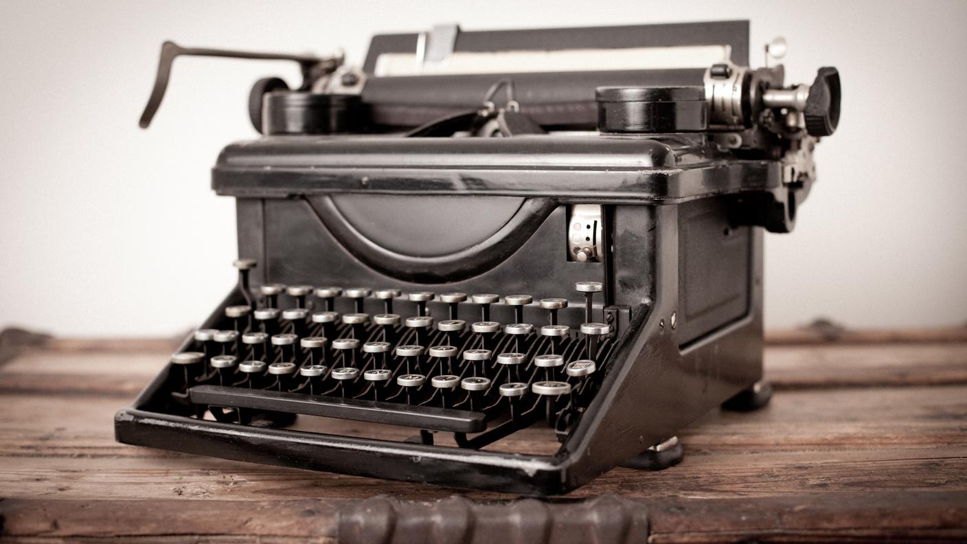 Nero Vintage, manuale macchina da scrivere