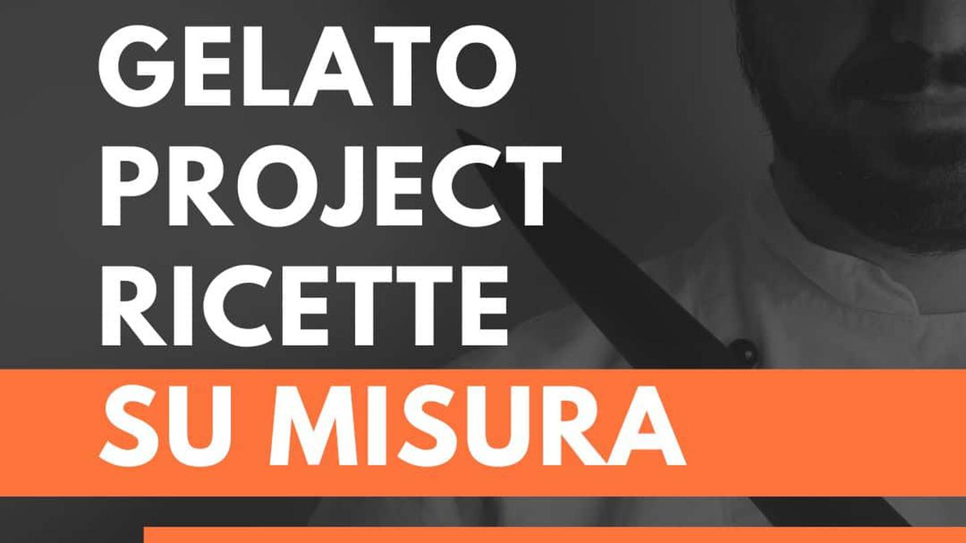 “Gelato Project, Ricette su misura” di Andrea Rapanaro, cucinali, (dettaglio di copertina)