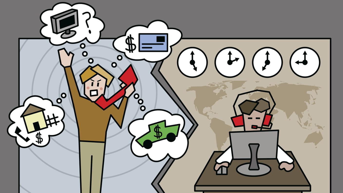 Servizio clienti urlare, Globo terrestre, Planisfero, Scrivania, Sistemi di sicurezza, Outsourcing