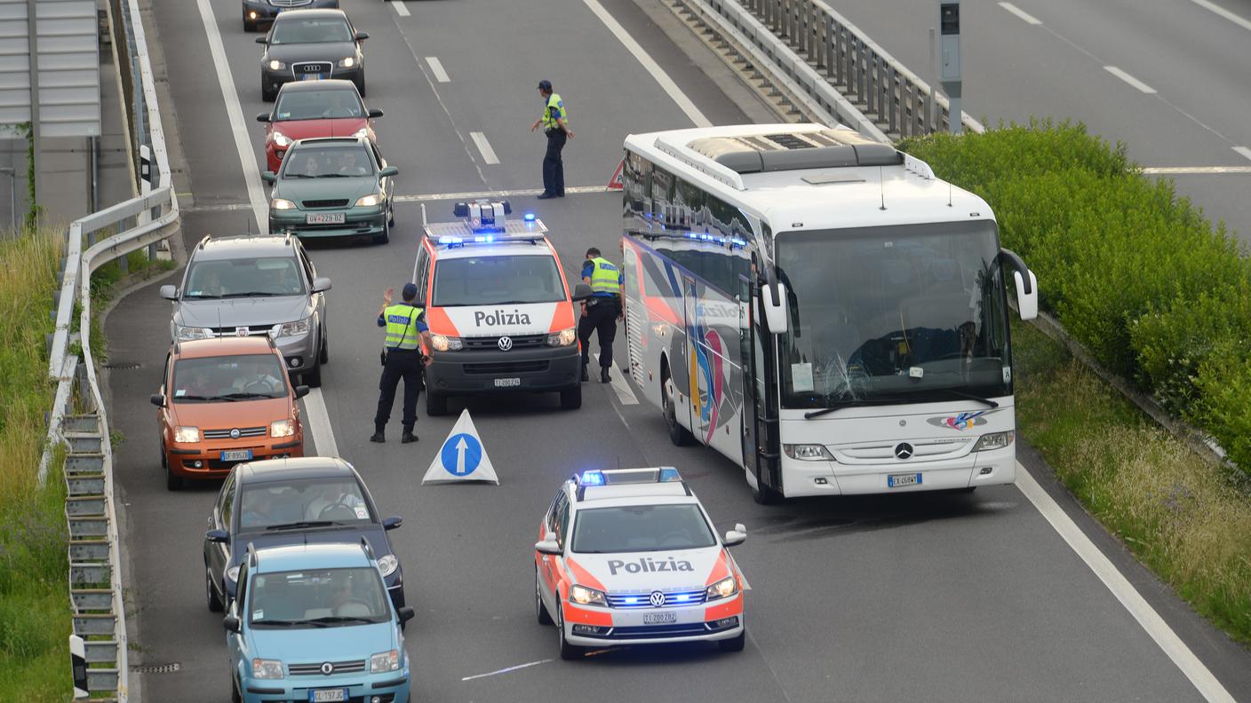 Via libera autostrade Ticino, sentinella polizia