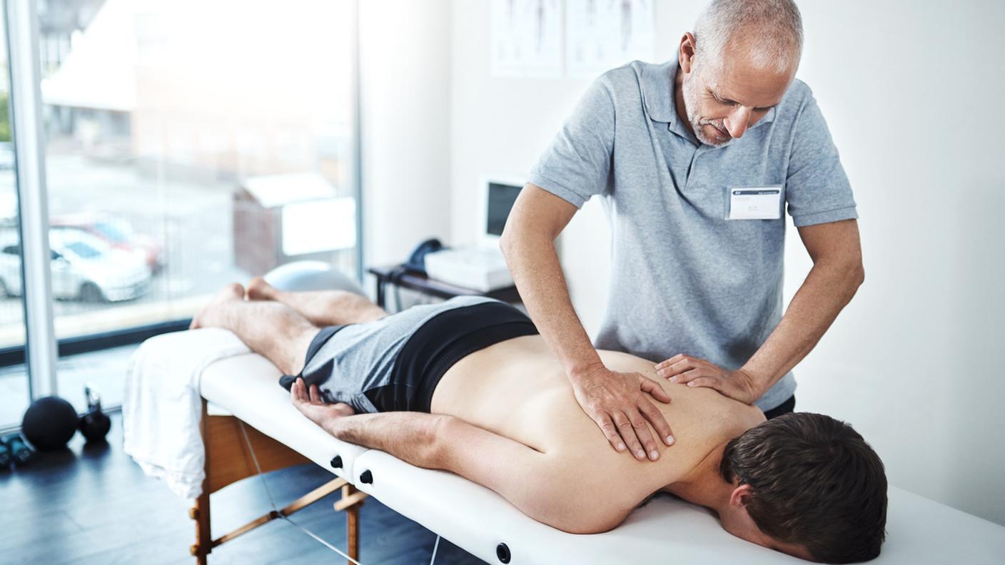 Fisioterapia, Schiena, Seduta di terapia