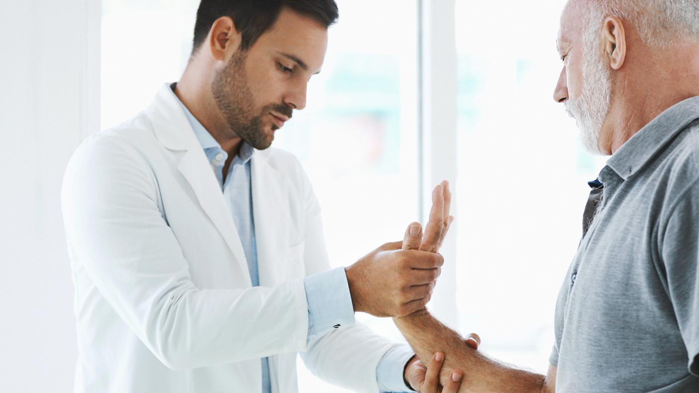 mani, dolore, medico
