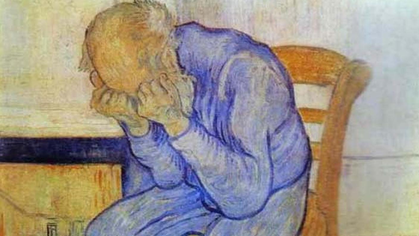 Vincent van Gogh, Vecchio disperato, 1890