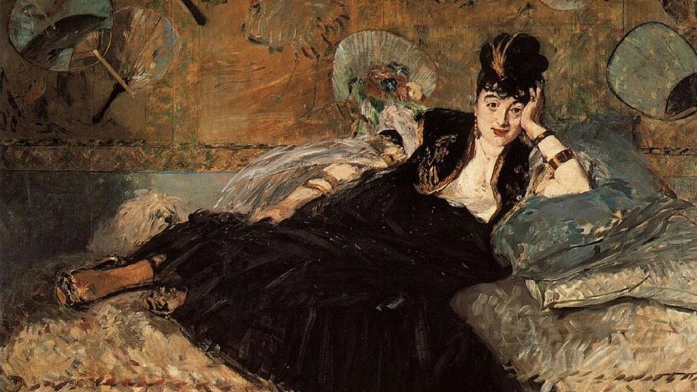 Edouard Manet: Donna con ventaglio (Nina de Callias), 1873
