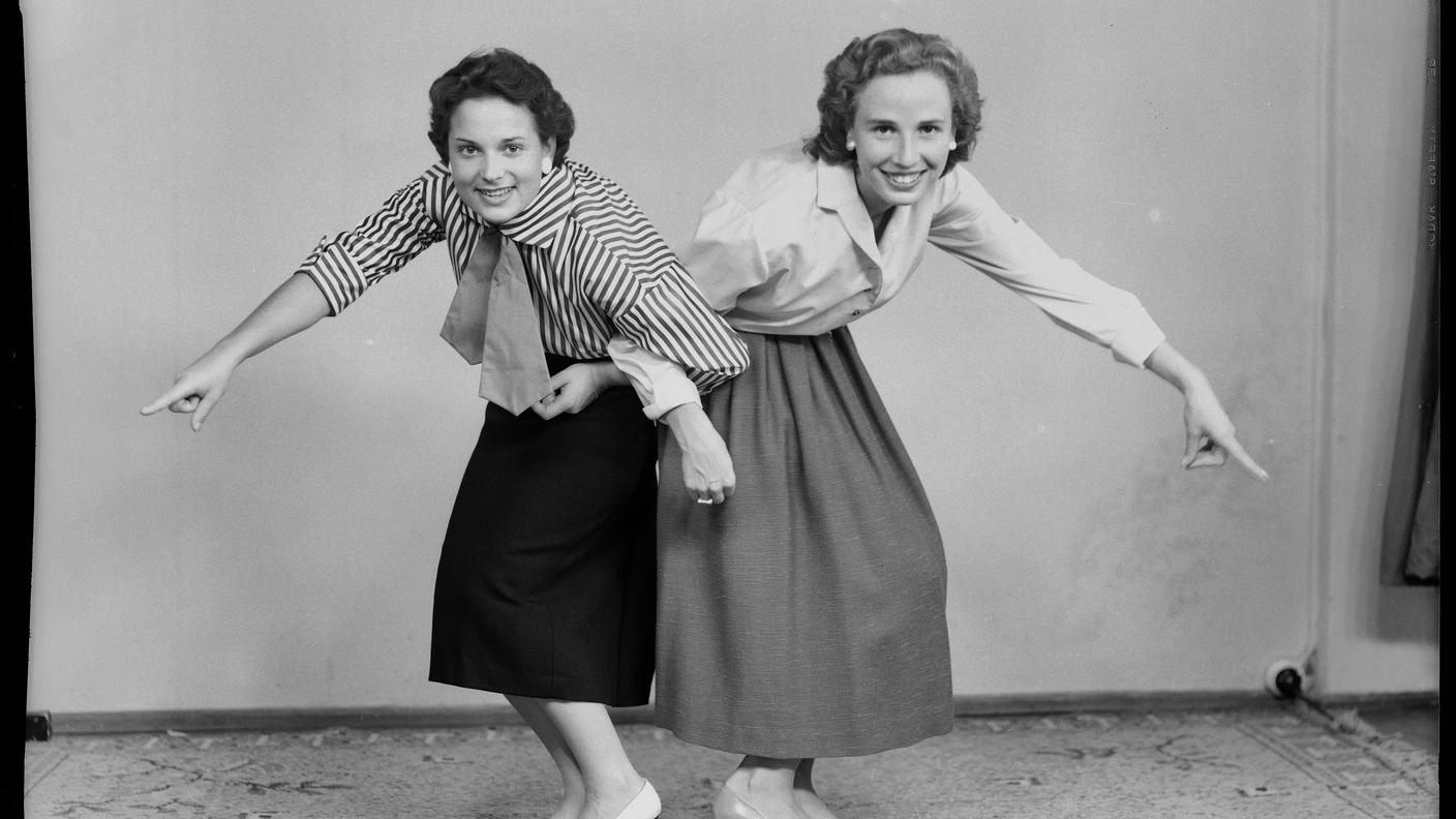 Modelle per i grandi magazzini Innovazione, 1955 - dalla mostra fotografica "Vincenzo Vicari. Lugano e la moda"