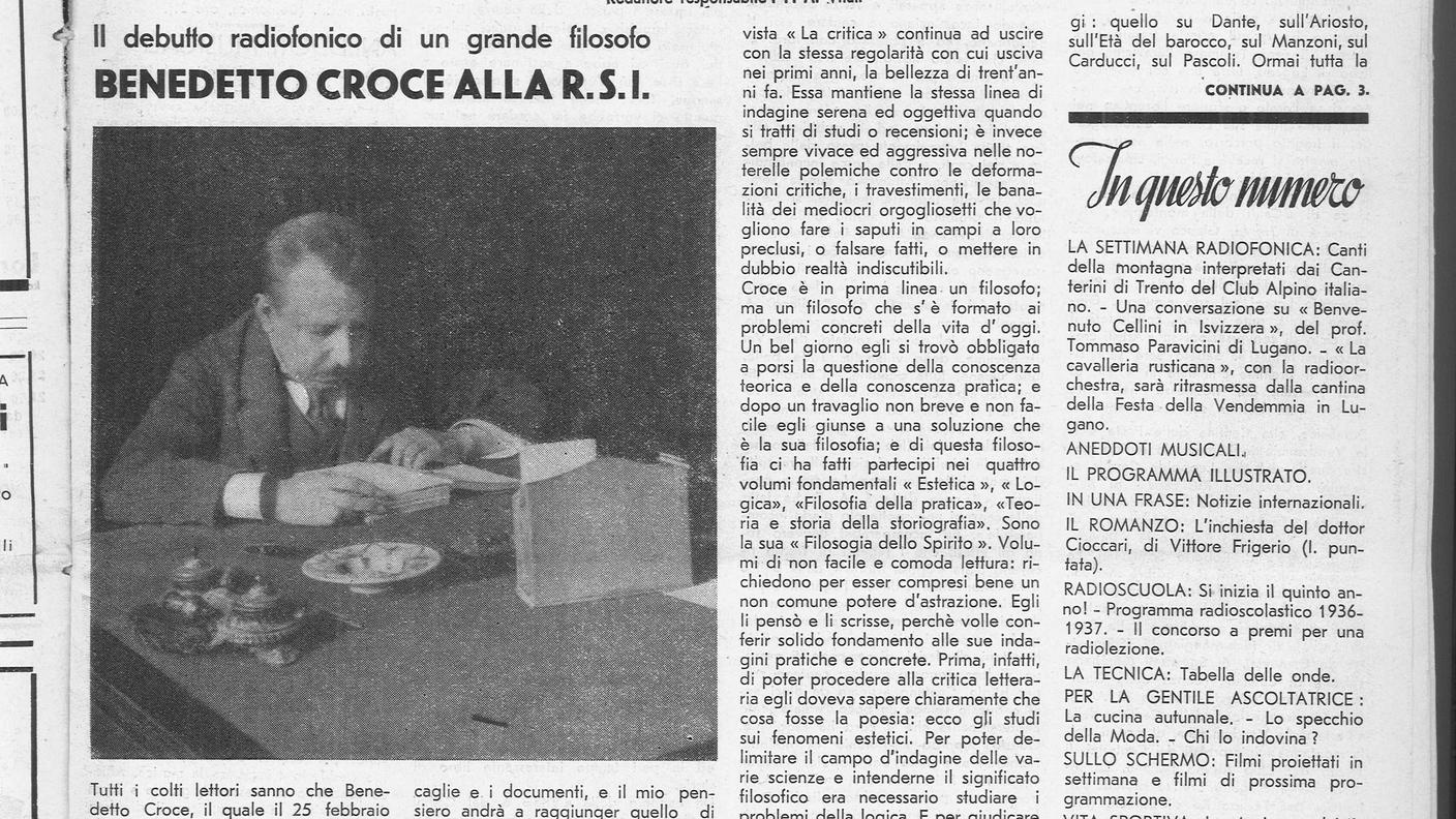 Radioprogramma, 3.10.1936