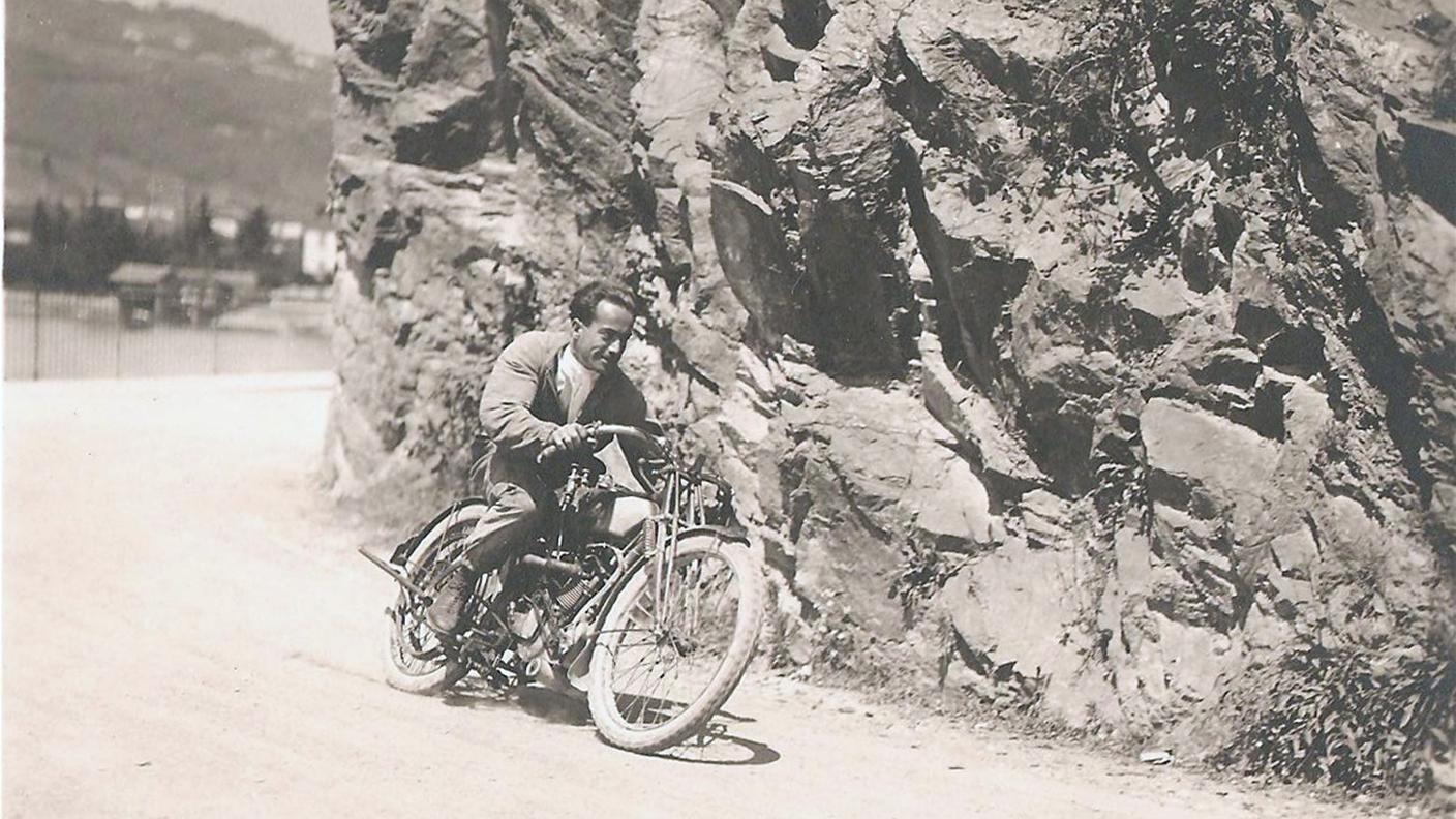 Augusto Rossi motociclista luganese