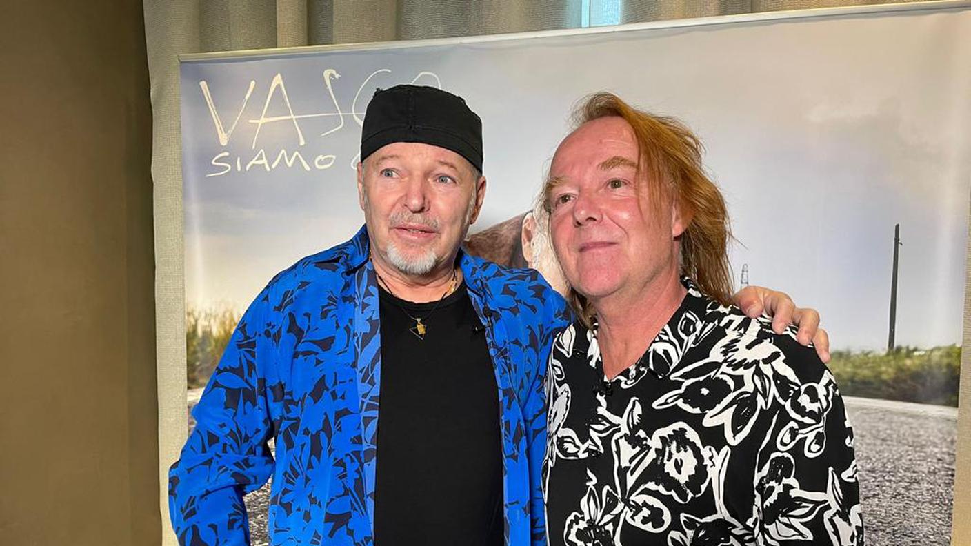 Vasco Rossi e Gianluca Verga