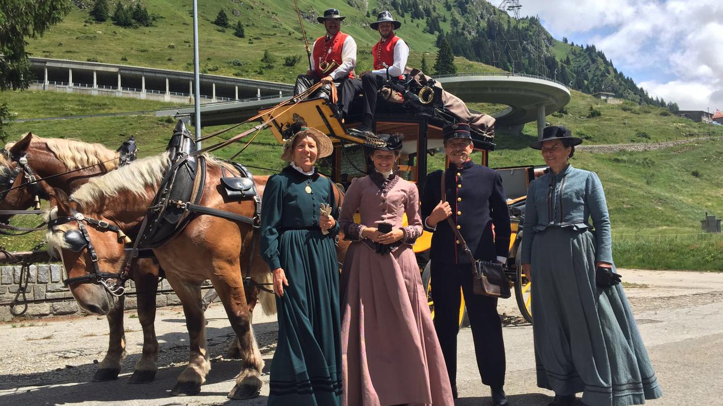 La diligenza postale del San Gottardo