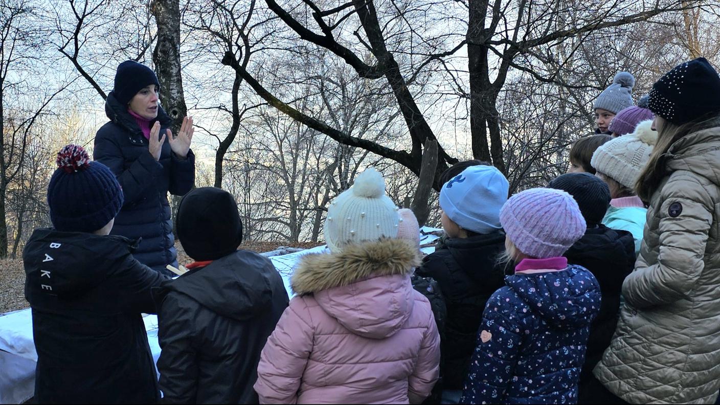 Voci nel bosco: microfoni accesi a Brè con la IIIB