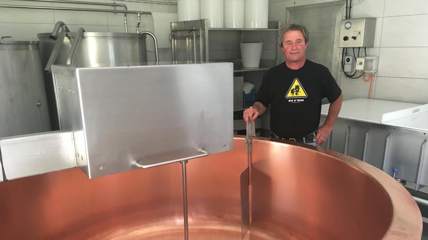 Alpe Campo La Torba, caseificio con Giorgio Dozio