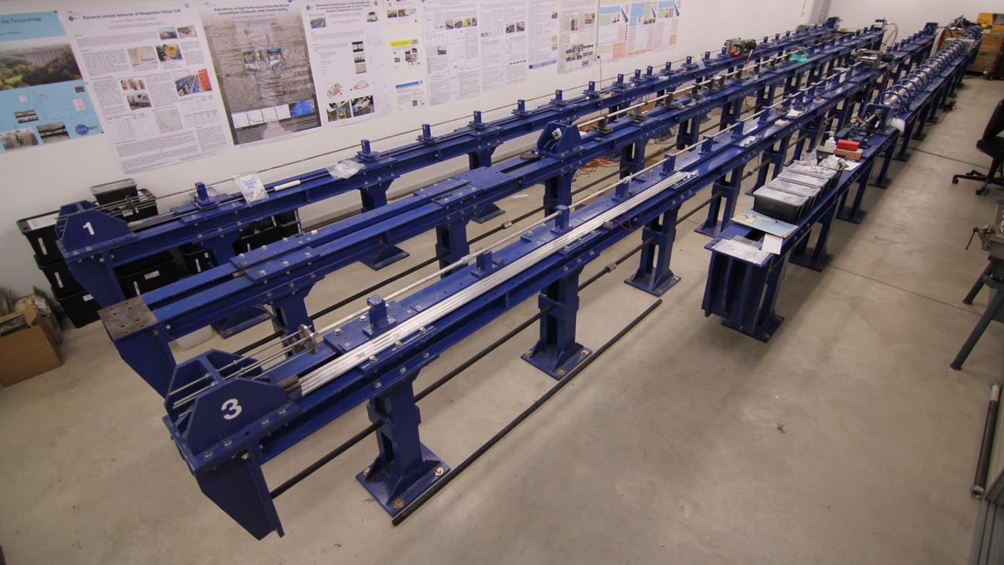 Una parte degli interni del DynaMat, in Ticino