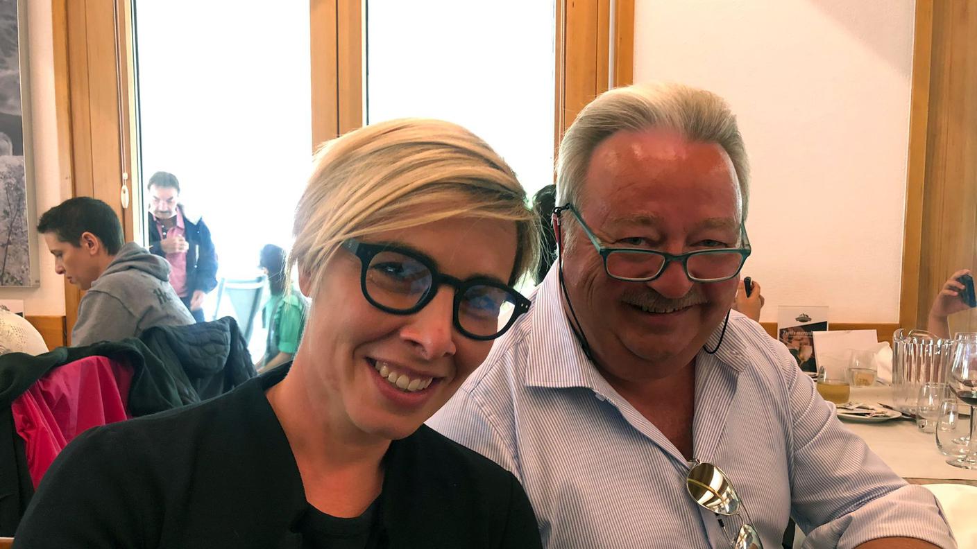 Jürg Dräyer con Lara Montagna