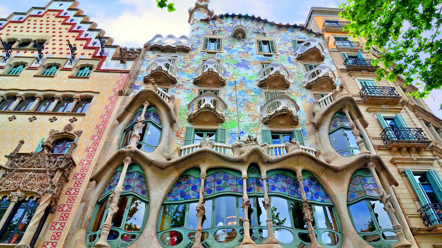 Casa Batllo di Antoni Gaudi, Barcellona