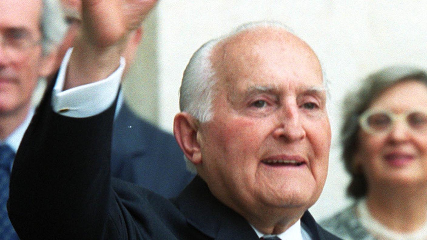 Oscar Luigi Scalfaro (Keystone)