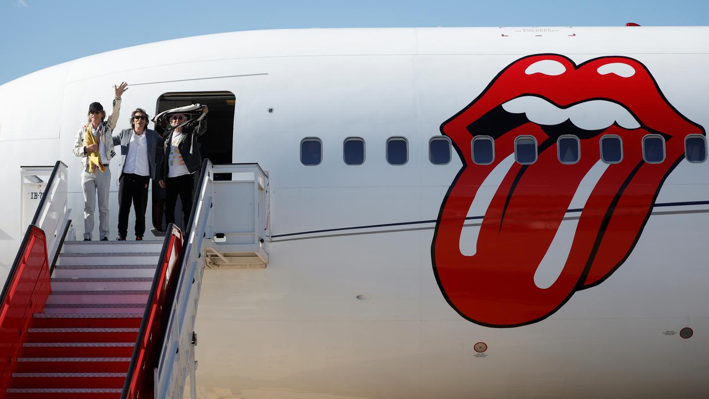 Rolling Stone, atterrano in Spagne per il tour Europeo