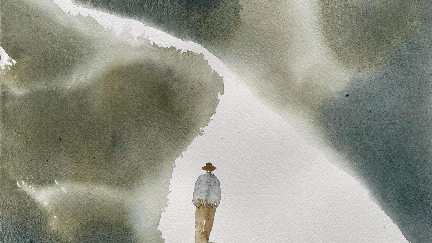 Dipinto di Nicola Magrin, artista