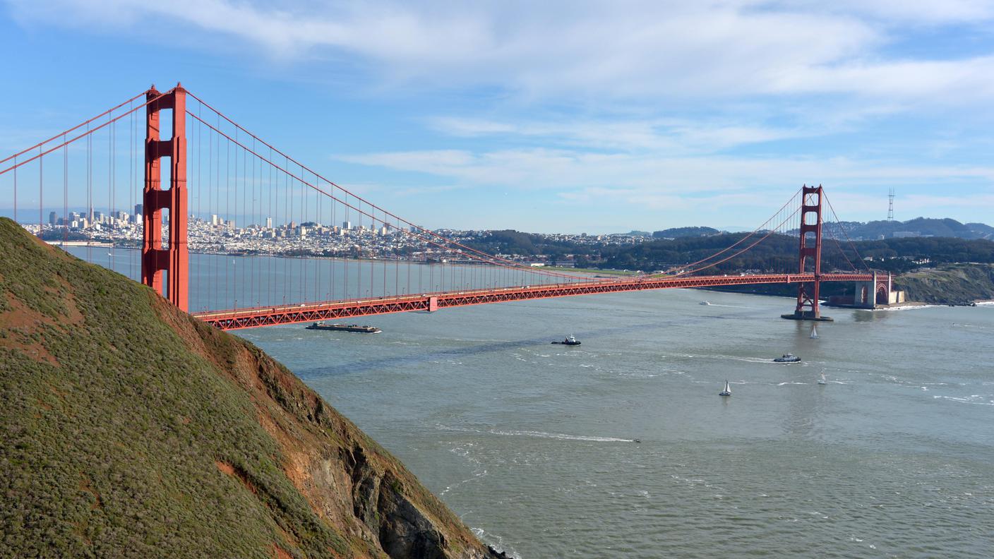 Il Golden Gate Bridge di San Francisco
