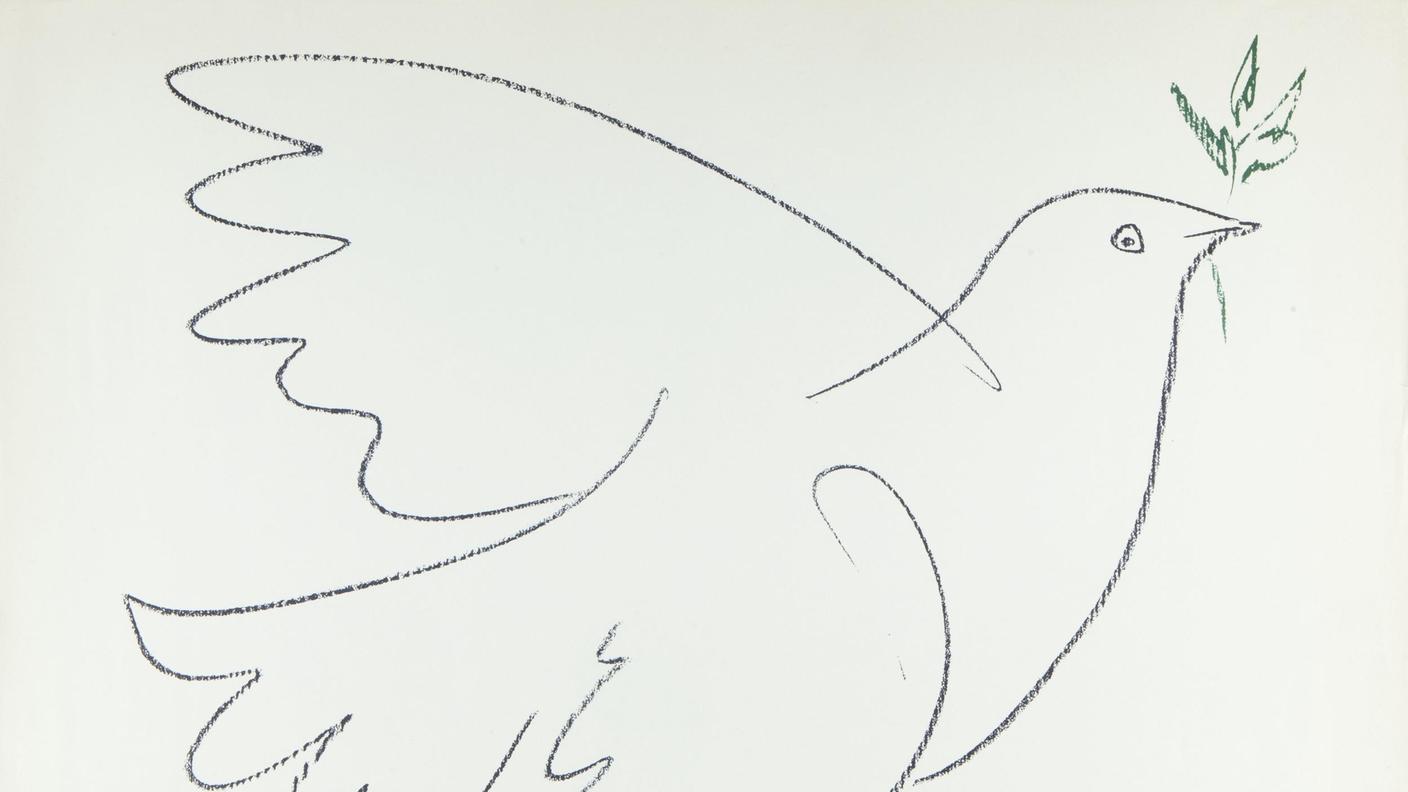 Picasso’s Dove of Peace, Colomba della pace di Pablo Picasso